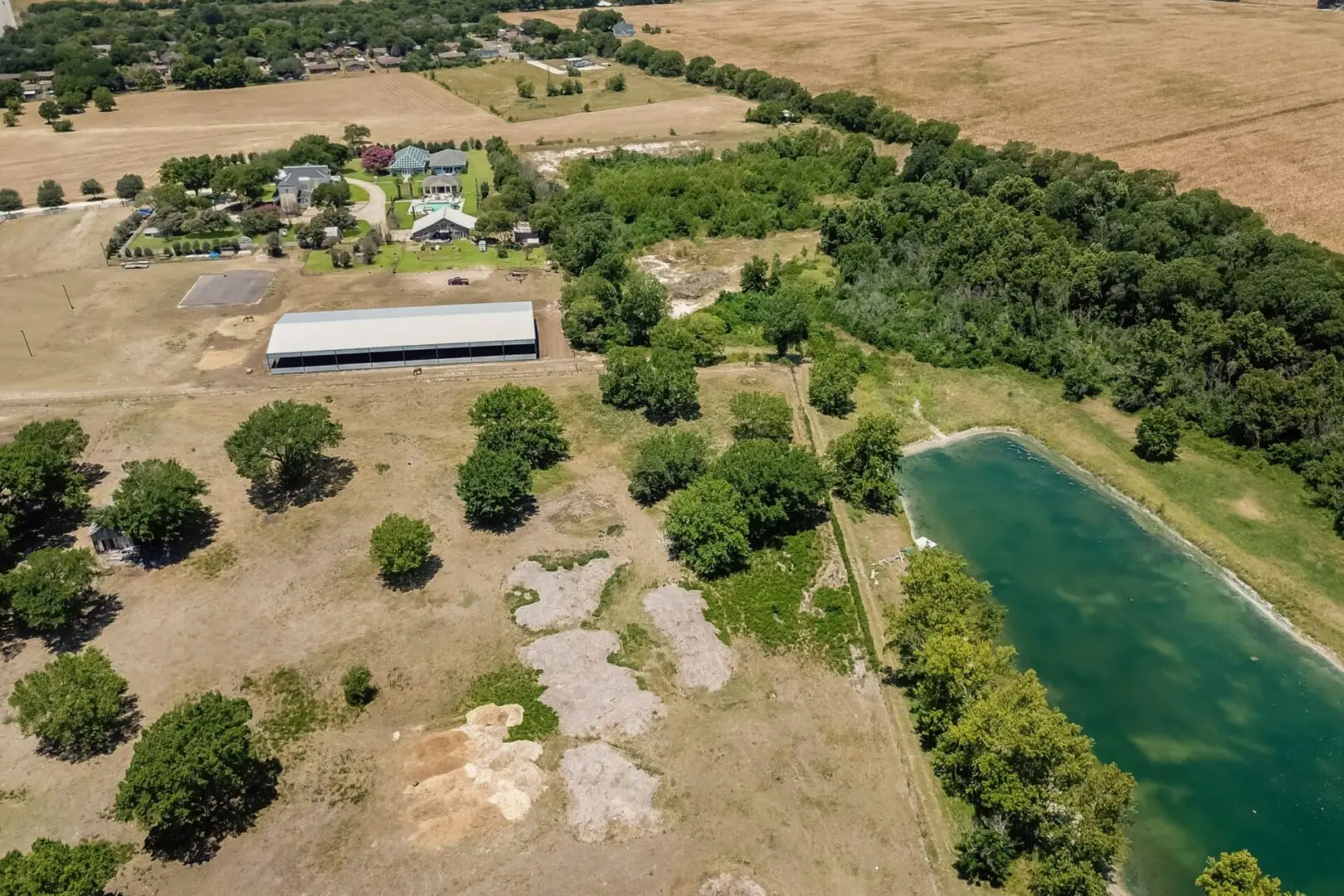 Top View of a Land